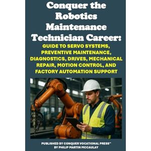 McCaulay, Philip Martin Conquer the Robotics Maintenance Technician Career: Guide to Servo Systems, Preventive Maintenance, Diagnostics, Drives, Mechanical Repair, Motion ... Automation Support (Vocational Guidance) McCaulay, Philip Martin Conquer the Robotics Maintenance Technician Career: Guide to Servo Systems, Preventive Maintenance, Diagnostics, Drives, Mechanical Repair, Motion ... Automation Support (Vocational Guidance)