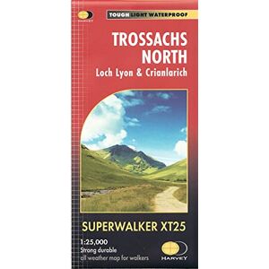 Harvey Map Services Ltd Trossachs North: Loch Lyon & Crianlarich (Superwalker) Harvey Map Services Ltd Trossachs North: Loch Lyon & Crianlarich (Superwalker)