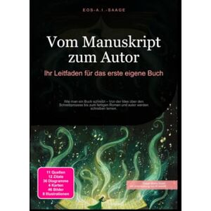 A. I. Saage, D. Eos Vom Manuskript zum Autor: Ihr Leitfaden für das erste eigene Buch: Wie man ein Buch schreibt – Von der Idee über den Schreibprozess bis zum fertigen Roman und autor werden schreiben lernen. A. I. Saage, D. Eos Vom Manuskript zum Autor: Ihr Leitfaden für das erste eigene Buch: Wie man ein Buch schreibt – Von der Idee über den Schreibprozess bis zum fertigen Roman und autor werden schreiben lernen.