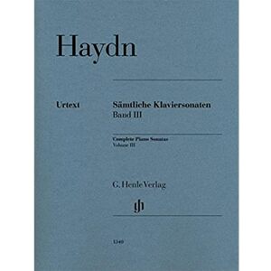 JOSEPH HAYDN : INTEGRALE DES SONATES POUR PIANO VOLUME 3: Instrumentation: Piano solo JOSEPH HAYDN : INTEGRALE DES SONATES POUR PIANO VOLUME 3: Instrumentation: Piano solo