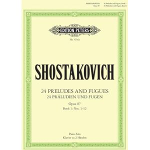 Dmitri Shostakovich 24 Preludi E Fughe Op.87 V.1 Dmitri Shostakovich 24 Preludi E Fughe Op.87 V.1