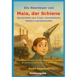 Deganutti, Paolo Die Abenteuer von Maia, der Schiene: Geschichten aus Triest, Eisenbahnen, Kaisern und Reisenden. Wie zwei Schienen die Geburt einer Stadt und der Moderne miterlebten. (Tergeste Ellet) Deganutti, Paolo Die Abenteuer von Maia, der Schiene: Geschichten aus Triest, Eisenbahnen, Kaisern und Reisenden. Wie zwei Schienen die Geburt einer Stadt und der Moderne miterlebten. (Tergeste Ellet)