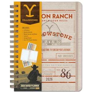 2026 Yellowstone: The Dutton Ranch 13-Month Weekly Planner 2026 Yellowstone: The Dutton Ranch 13-Month Weekly Planner