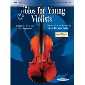 Barber, Barbara Solos for Young Violists, Vol. 2: Selections from the Viola Repertoire Barber, Barbara Solos for Young Violists, Vol. 2: Selections from the Viola Repertoire
