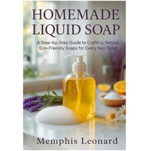 Leonard, Memphis HOMEMADE LIQUID SOAP: A Step-by-Step Guide to Crafting Natural, Eco-Friendly Soaps for Every Skin Type Leonard, Memphis HOMEMADE LIQUID SOAP: A Step-by-Step Guide to Crafting Natural, Eco-Friendly Soaps for Every Skin Type