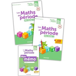 Besset, Natacha Outils pour les Maths CE1 par période (2025) Fichier 1 + Fichier 2 + Mémo: Pack 3 volumes : Mon fichier 1 & 2 + Mon mémo Besset, Natacha Outils pour les Maths CE1 par période (2025) Fichier 1 + Fichier 2 + Mémo: Pack 3 volumes : Mon fichier 1 & 2 + Mon mémo