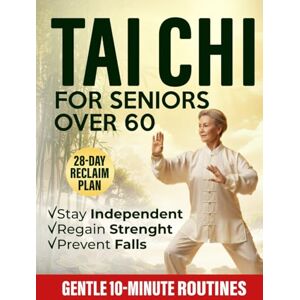 Liang, Michael Tai Chi for Seniors Over 60: Gentle 10-Minute Routines with Step-by-Step Illustrations & Video Guides to Prevent Falls, Ease Joint Pain, and Restore Strength, Balance & Independence Liang, Michael Tai Chi for Seniors Over 60: Gentle 10-Minute Routines with Step-by-Step Illustrations & Video Guides to Prevent Falls, Ease Joint Pain, and Restore Strength, Balance & Independence