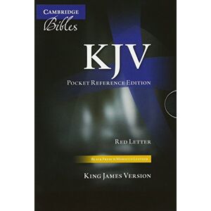 Bible KJV Pocket Reference , Black French Morocco Leather with Zip Fastener, Red-letter Text, KJ243:XRZ Black French Morocco Leather, with Zip Fastener Bible KJV Pocket Reference , Black French Morocco Leather with Zip Fastener, Red-letter Text, KJ243:XRZ Black French Morocco Leather, with Zip Fastener