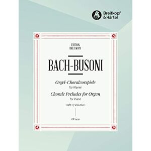 Bach, Johann Sebastian Chorale Preludes, Book 1 (BWV 667, 645, 659, 734, 639, 617, 637, 705, 615, 665) piano (EB 2459) Bach, Johann Sebastian Chorale Preludes, Book 1 (BWV 667, 645, 659, 734, 639, 617, 637, 705, 615, 665) piano (EB 2459)