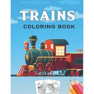 Library, Cozy Trains Coloring Book: Super Fun Coloring Pages of Trains, Jumbo Thomas Tank Engine Coloring Book Library, Cozy Trains Coloring Book: Super Fun Coloring Pages of Trains, Jumbo Thomas Tank Engine Coloring Book