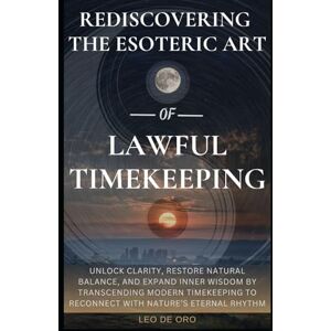 De Oro, Leo Rediscovering the Esoteric Art of Lawful Timekeeping: Unlock clarity, restore natural balance, and expand inner wisdom by transcending modern timekeeping to reconnect with Nature’s eternal rhythm De Oro, Leo Rediscovering the Esoteric Art of Lawful Timekeeping: Unlock clarity, restore natural balance, and expand inner wisdom by transcending modern timekeeping to reconnect with Nature’s eternal rhythm