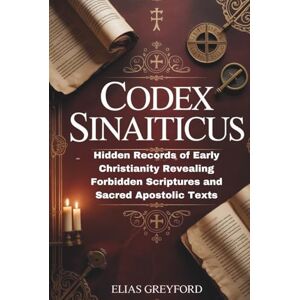 GREYFORD, ELIAS CODEX SINAITICUS: Hidden Records of Early Christianity Revealing Forbidden Scriptures and Sacred Apostolic Texts GREYFORD, ELIAS CODEX SINAITICUS: Hidden Records of Early Christianity Revealing Forbidden Scriptures and Sacred Apostolic Texts