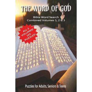 PuzzleBooks, JW The Word of God Bible Word Search Combined Volumes 1, 2 & 3: Word Searches with Easy to Read Print about Theological Treasures, Names, Places & ... Gift for Vacations, Holidays and Free Times PuzzleBooks, JW The Word of God Bible Word Search Combined Volumes 1, 2 & 3: Word Searches with Easy to Read Print about Theological Treasures, Names, Places & ... Gift for Vacations, Holidays and Free Times