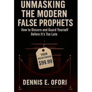 Ofori, Dennis UNMASKING THE MODERN FALSE PROPHETS: How to Discern and Guard Yourself Before It’s Too Late Ofori, Dennis UNMASKING THE MODERN FALSE PROPHETS: How to Discern and Guard Yourself Before It’s Too Late