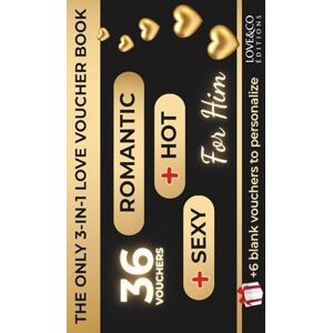 Love&Co Editions THE ONLY 3-IN-1 LOVE COUPON BOOK FOR HIM Romantic, Sexy & Hot Vouchers (36 + 6 Blank) Couples Voucher Book, Date Night Ideas, Romantic Gift, Valentines Gift for Him (Spice Up Your Relationship!) Love&Co Editions THE ONLY 3-IN-1 LOVE COUPON BOOK FOR HIM Romantic, Sexy & Hot Vouchers (36 + 6 Blank) Couples Voucher Book, Date Night Ideas, Romantic Gift, Valentines Gift for Him (Spice Up Your Relationship!)