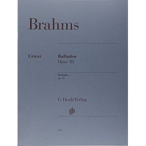 Brahms, Johannes Ballades op.10 Piano solo (HN 935): Instrumentation: Piano solo Brahms, Johannes Ballades op.10 Piano solo (HN 935): Instrumentation: Piano solo