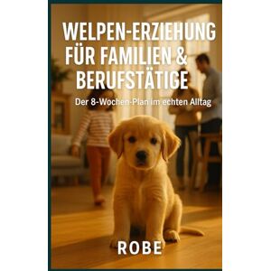 Robe Welpen-Erziehung für Familien und Berufstätige: Der 8-Wochen-Plan im echten Alltag – entspannt, alltagstauglich, ohne Stress Autor: Robe Welpen-Erziehung für Familien und Berufstätige: Der 8-Wochen-Plan im echten Alltag – entspannt, alltagstauglich, ohne Stress Autor: