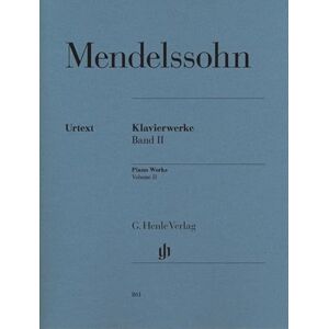 Mendelssohn Bartholdy, FelixScheideler, Ullrich / Jost, Christa(E) Selected Piano Works Vol. 2 Volume 2Piano Mendelssohn Bartholdy, FelixScheideler, Ullrich / Jost, Christa(E) Selected Piano Works Vol. 2 Volume 2Piano