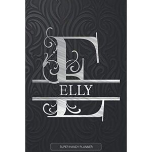 Planners, Jennie's Elly: Silver Monogram Letter E The Elly Name Elly Name Custom Gift Planner Calendar Notebook Journal Planners, Jennie's Elly: Silver Monogram Letter E The Elly Name Elly Name Custom Gift Planner Calendar Notebook Journal