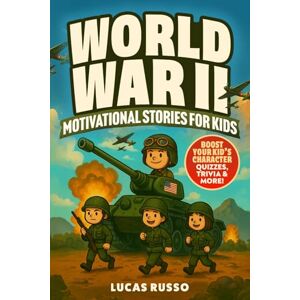 Russo, Lucas World War II Motivational Stories For Kids: 67 Inspiring Stores: True Tales of Bravery, Kindness, and Courage Packed with Quizzes, Trivia & Fun WW 2 Facts For Kids (Gift For Kids) Russo, Lucas World War II Motivational Stories For Kids: 67 Inspiring Stores: True Tales of Bravery, Kindness, and Courage Packed with Quizzes, Trivia & Fun WW 2 Facts For Kids (Gift For Kids)
