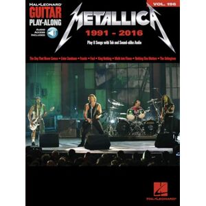 Metallica Guitar Play-Along Volume 196: 1991-2016 (Book/Online Audio) (Hal Leonard Guitar Play-Along, 196) Metallica Guitar Play-Along Volume 196: 1991-2016 (Book/Online Audio) (Hal Leonard Guitar Play-Along, 196)