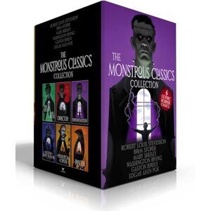 Stevenson, Robert Louis The Monstrous Classics Collection (Boxed Set): Dr. Jekyll and Mr. Hyde & Other Stories; Dracula; Frankenstein; The Legend of Sleepy Hollow & Other ... ... of the Opera; The Raven & Other Writings Stevenson, Robert Louis The Monstrous Classics Collection (Boxed Set): Dr. Jekyll and Mr. Hyde & Other Stories; Dracula; Frankenstein; The Legend of Sleepy Hollow & Other ... ... of the Opera; The Raven & Other Writings