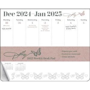 Andrews McMeel Publishing Dolly Parton 2025 Weekly Desk Pad Calendar Andrews McMeel Publishing Dolly Parton 2025 Weekly Desk Pad Calendar