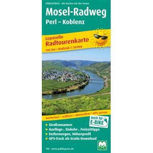 Freytag & Berndt Mosel-Cycle Path, Perl Koblenz: Leporello Radtourenkarte mit Ausflugszielen, Einkehr- und Freizeittipps Freytag & Berndt Mosel-Cycle Path, Perl Koblenz: Leporello Radtourenkarte mit Ausflugszielen, Einkehr- und Freizeittipps