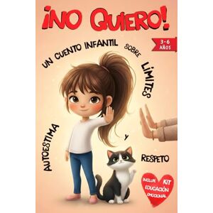 de Coca, María José ¡NO QUIERO! Un Cuento infantil sobre Límites, Autoestima y Respeto, para niños de 3 a 6 años: Aprende a gestionar emociones, ganar confianza y usar tu ... MAYÚSCULA. Incluye Kit Educación Emocional de Coca, María José ¡NO QUIERO! Un Cuento infantil sobre Límites, Autoestima y Respeto, para niños de 3 a 6 años: Aprende a gestionar emociones, ganar confianza y usar tu ... MAYÚSCULA. Incluye Kit Educación Emocional