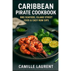 laurent, camille Caribbean Pirate Cookbook: BBQ Seafood, Island Street Food & Easy Rum Sips: 60 bold recipes for grills, marinades, weeknight meals, vibrant sides & ... cocktails—jerk, snapper, shrimp, tacos + more laurent, camille Caribbean Pirate Cookbook: BBQ Seafood, Island Street Food & Easy Rum Sips: 60 bold recipes for grills, marinades, weeknight meals, vibrant sides & ... cocktails—jerk, snapper, shrimp, tacos + more