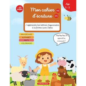 Soli, Anna Mon cahier d'écriture-J’apprends les lettres majuscules à la ferme avec Ilona: Cahier d'exercice, j'apprends les lettres majuscules, à tracer des ... paires, chercher l'objet et des coloriages Soli, Anna Mon cahier d'écriture-J’apprends les lettres majuscules à la ferme avec Ilona: Cahier d'exercice, j'apprends les lettres majuscules, à tracer des ... paires, chercher l'objet et des coloriages