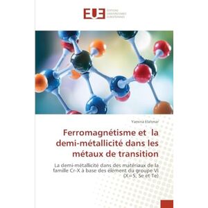 Elahmar, Yamina Ferromagnétisme et la demi-métallicité dans les métaux de transition: La demi-métallicité dans des matériaux de la famille Cr-X à base des élément du groupe VI (X=S, Se et Te) Elahmar, Yamina Ferromagnétisme et la demi-métallicité dans les métaux de transition: La demi-métallicité dans des matériaux de la famille Cr-X à base des élément du groupe VI (X=S, Se et Te)