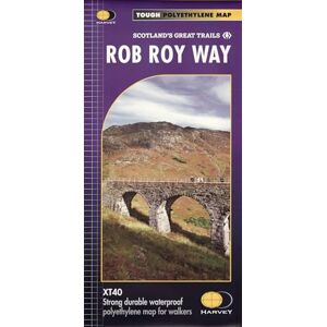Harvey Map Services Ltd Rob Roy Way: XT40 (Trail Map XT40) Harvey Map Services Ltd Rob Roy Way: XT40 (Trail Map XT40)