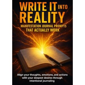 Simmons, Patrick Write It Into Reality: Manifestation Journal Prompts That Actually Work: Align your thoughts, emotions, and actions with your deepest desires through intentional journaling Simmons, Patrick Write It Into Reality: Manifestation Journal Prompts That Actually Work: Align your thoughts, emotions, and actions with your deepest desires through intentional journaling
