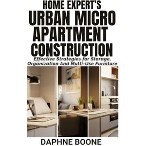 Boone, Daphne Home Expert’s Urban Micro Apartment Construction: Effective Strategies for Storage, Organization And Multi-Use Furniture Boone, Daphne Home Expert’s Urban Micro Apartment Construction: Effective Strategies for Storage, Organization And Multi-Use Furniture