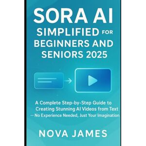 James, Nova Sora AI Simplified for Beginners and Seniors 2025: A Complete Step-by-Step Guide to Creating Stunning AI Videos from Text — No Experience Needed, Just Your Imagination (Ai Tools (Software Update)) James, Nova Sora AI Simplified for Beginners and Seniors 2025: A Complete Step-by-Step Guide to Creating Stunning AI Videos from Text — No Experience Needed, Just Your Imagination (Ai Tools (Software Update))