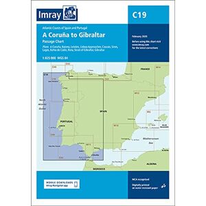 Imray Chart C19 2019: A Coruna to Gibraltar ( C Charts) Imray Chart C19 2019: A Coruna to Gibraltar ( C Charts)