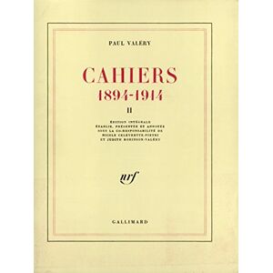 Valéry, Paul Cahiers: (1894-1914) (2) Valéry, Paul Cahiers: (1894-1914) (2)
