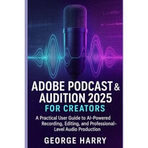 Harry, George Adobe Podcast & Audition 2025 for Creators: A Practical User Guide to AI-Powered Recording, Editing, and Professional-Level Audio Production Harry, George Adobe Podcast & Audition 2025 for Creators: A Practical User Guide to AI-Powered Recording, Editing, and Professional-Level Audio Production