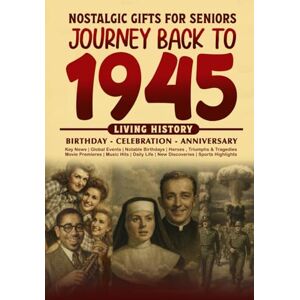Cummings, Clarice Journey Back To 1945: The Perfect Gift for Birthdays and Anniversaries For Those Born in 1945 Back in Time Keepsake 1945 History Book for Mom, Dad, Grandparent, Friends, and More Cummings, Clarice Journey Back To 1945: The Perfect Gift for Birthdays and Anniversaries For Those Born in 1945 Back in Time Keepsake 1945 History Book for Mom, Dad, Grandparent, Friends, and More