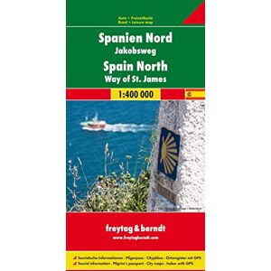 Freytag-Berndt und Artaria KG Northern Spain 4 pilgrimage road to Santiago: Wegenkaart 1:400 000: Wegenkaart Schaal 1 : 400.000 (F&B Wegenkaarten) Freytag-Berndt und Artaria KG Northern Spain 4 pilgrimage road to Santiago: Wegenkaart 1:400 000: Wegenkaart Schaal 1 : 400.000 (F&B Wegenkaarten)