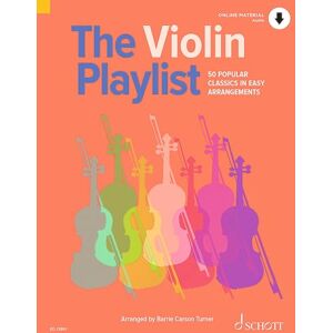 Hal Leonard Publishing Corporation The Violin Playlist: 50 Popular Classics in Easy Arrangements: 50 Popular Classics in Easy Arrangements; Includes Downloadable Audio Hal Leonard Publishing Corporation The Violin Playlist: 50 Popular Classics in Easy Arrangements: 50 Popular Classics in Easy Arrangements; Includes Downloadable Audio