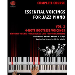 Music, mDecks Essential Voicings for Jazz Piano Vol.2: 4-note Rootless Voicings Music, mDecks Essential Voicings for Jazz Piano Vol.2: 4-note Rootless Voicings