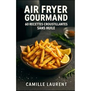 laurent, camille Air Fryer Gourmand – 60 recettes croustillantes sans huile pour friteuse à air : rapides, faciles & healthy: Guide complet : temps de cuisson, astuces ... repas du quotidien pour débutants et familles laurent, camille Air Fryer Gourmand – 60 recettes croustillantes sans huile pour friteuse à air : rapides, faciles & healthy: Guide complet : temps de cuisson, astuces ... repas du quotidien pour débutants et familles