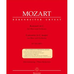 Wolfgang Amadeus Mozart Concerto for Oboe in C major K.314 (Oboe & Piano) Wolfgang Amadeus Mozart Concerto for Oboe in C major K.314 (Oboe & Piano)