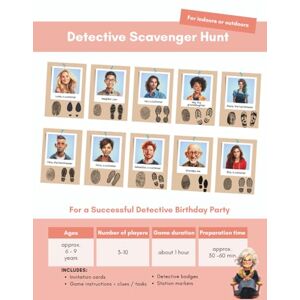 Peijan, Stefanie Detective Scavenger Hunt for Kids – The Case of the Missing Wallet Exciting Mystery Adventure for Birthdays & Parties Complete Set with Clues ... Made with love – screen-free & mom-approved Peijan, Stefanie Detective Scavenger Hunt for Kids – The Case of the Missing Wallet Exciting Mystery Adventure for Birthdays & Parties Complete Set with Clues ... Made with love – screen-free & mom-approved