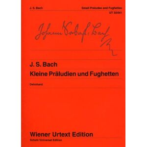 Johann Sebastian Bach Bach: Little Preludes and Fughettas Edited from autographs and manuscript copies piano Wiener Urtext easy (UT 50041) Johann Sebastian Bach Bach: Little Preludes and Fughettas Edited from autographs and manuscript copies piano Wiener Urtext easy (UT 50041)