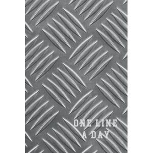 Journals, Bianca One Line A Day: 5 Year Memory Book, Five Years Of Memories, Grey Steel Design Journals, Bianca One Line A Day: 5 Year Memory Book, Five Years Of Memories, Grey Steel Design