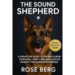 Berg, Rose THE SOUND SHEPHERD: A Proactive Guide to Hip and Elbow Dysplasia, Joint Care, and Lifelong Mobility for German Shepherds. Berg, Rose THE SOUND SHEPHERD: A Proactive Guide to Hip and Elbow Dysplasia, Joint Care, and Lifelong Mobility for German Shepherds.
