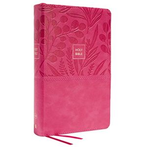 Thomas Nelson KJV Holy Bible: Large Print Single-Column with 43,000 End-of-Verse Cross References, Pink Leathersoft, Personal Size, Red Letter, Comfort Print: King James Version: Holy Bible, King James Version Thomas Nelson KJV Holy Bible: Large Print Single-Column with 43,000 End-of-Verse Cross References, Pink Leathersoft, Personal Size, Red Letter, Comfort Print: King James Version: Holy Bible, King James Version